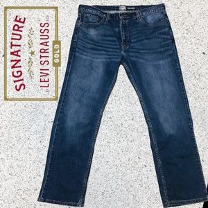 Levi Strauss Signature Relaxed Fit Jeans 40 x 32